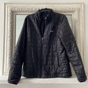 Patagonia Nano Puff Jacket - Women's black large puffy jacket